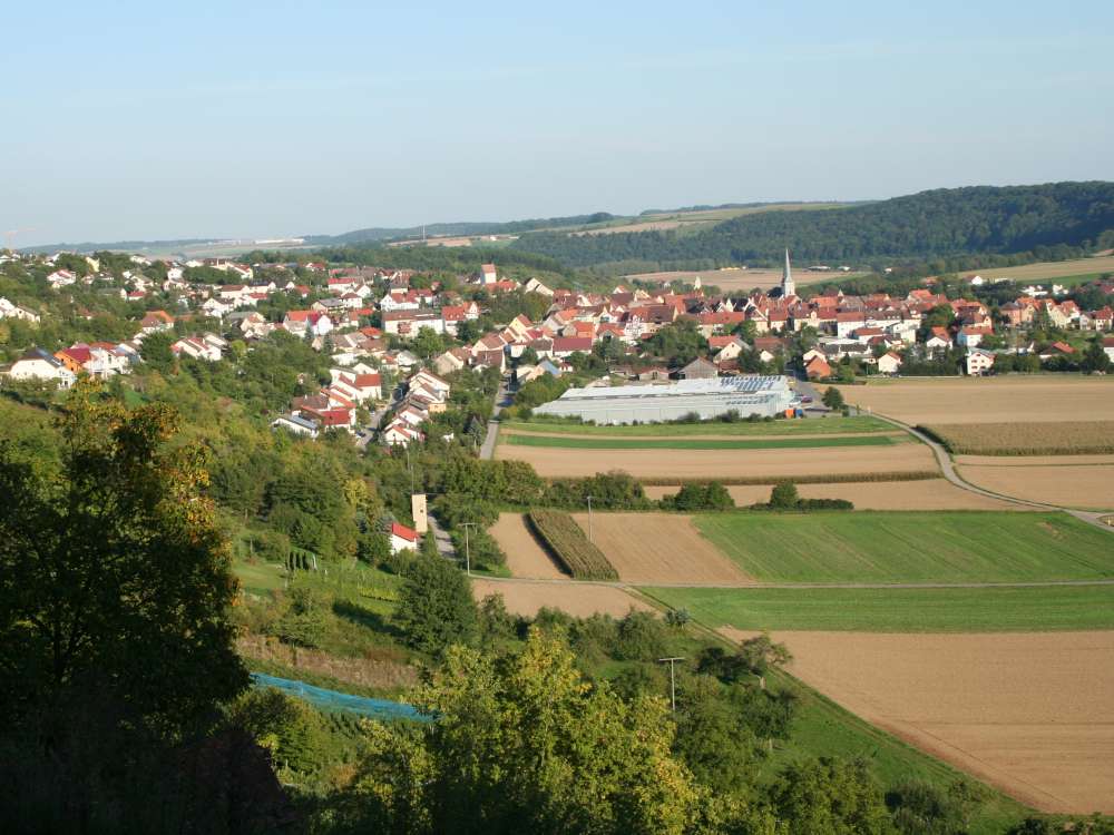 Neudenau von oben 