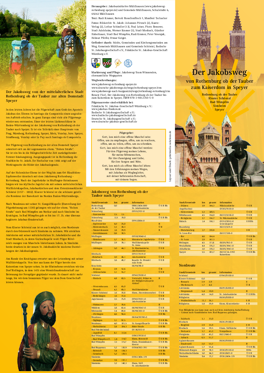 Flyer Jakobsweg Seite 1
