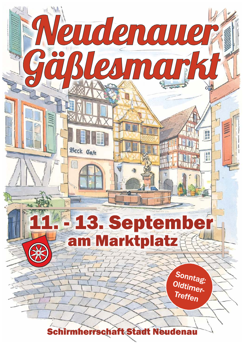 Flyer Neudenauer Gäßlesmarkt Flyer Neudenauer Gäßlesmarkt